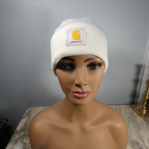 Carhartt Knit Cap Beanie Hat Ivory White *LAST ONE IN THIS COLOR* - Picture 13 of 16